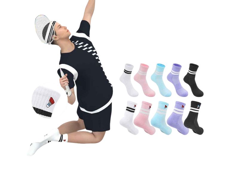 Calcetines de bádminton personalizados